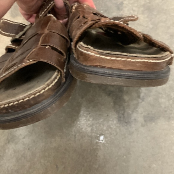 Urban explorer Men brown leather fishermen sandals - Picture 2 of 6